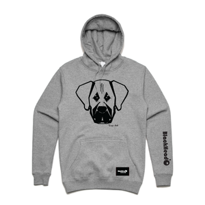 hoodie grey - mastiff - blackhead-clothing