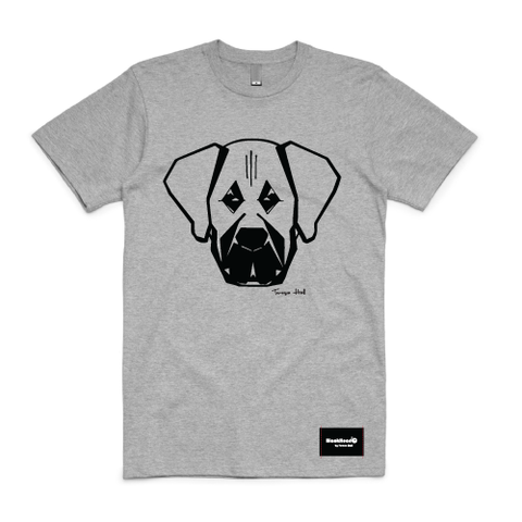 t-shirt grey - mastiff - blackhead-clothing