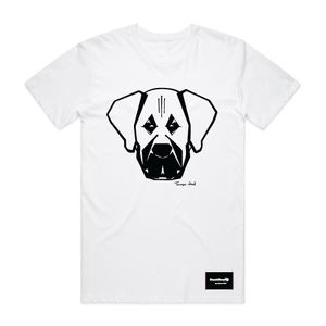 t-shirt white - mastiff - blackhead-clothing